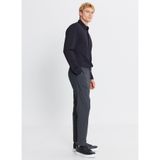 ALTINYILDIZ CLASSICS Erkek Antrasit Slim Fit Dar Kesim Beli Bağlamalı Yan Cepli Pantolon