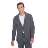 ALTINYILDIZ CLASSICS Erkek Antrasit Slim Fit Dar Kesim Kırlangıç Yaka Beli Bağlamalı Takım Elbise, Antrasit, 48-6 Drop