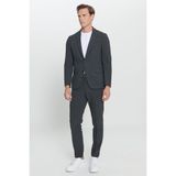 ALTINYILDIZ CLASSICS Erkek Antrasit Slim Fit Dar Kesim Mono Yaka Desenli Takım Elbise - 50 / 6
