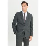 Altınyıldız Classics Erkek Antrasit Slim Fit Dar Kesim Mono Yaka Takım Elbise - 46 - 6 Drop