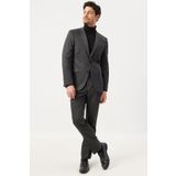 ALTINYILDIZ CLASSICS Erkek Antrasit Slim Fit Dar Kesim Mono Yaka Takım Elbise