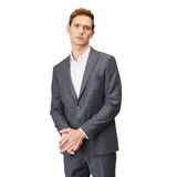 ALTINYILDIZ CLASSICS Erkek Antrasit Slim Fit Dar Kesim Mono Yaka Tweet Desenli Yünlü Takım Elbise - 46 - 6 Drop