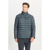 ALTINYILDIZ CLASSICS Erkek Antrasit Standart Fit Normal Kesim Dik Yaka Yan Cepli Casual Mont