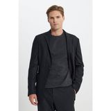 Altınyıldız Classics Erkek Antrasit Yünlü Slim Fit Dar Kesim Mono Yaka Beli Bağlamalı Diagonal Desenli Takım Elbise - 6 Drop - 52