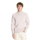 ALTINYILDIZ CLASSICS Erkek Bej Melanj Standart Fit Normal Kesim Yarım Balıkçı Yaka Triko Kazak,2XL