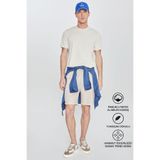 Altınyıldız Classics Erkek Bej Pamuklu Standart Fit Normal Kesim Beli Bağlamalı Yan Cepli Örme Spor Şort