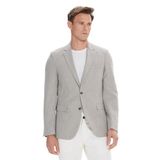 ALTINYILDIZ CLASSICS, Erkek Bej-siyah Regular Fit Rahat Kesim Mono Yaka Blazer Ceket, BEJ SIYAH, 60-6 Drop