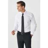 ALTINYILDIZ CLASSICS Erkek Beyaz Tailored Slim Fit Dar Kesim Gömlek