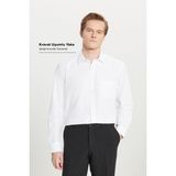 Altınyıldız Classics Erkek Beyaz Ütülemesi Kolay Non-Iron Comfort Fit Rahat Kesim Klasik Yaka Gömlek