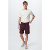 Altınyıldız Classics Erkek Bordo Pamuklu Rahat Nefes Alabilen 2 İplik Cepli Örme Standart Fit Normal Kesim Şort - 2XL
