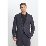 ALTINYILDIZ CLASSICS Erkek Bordo Slim Fit Dar Kesim Mono Yaka Beli Bağlamalı Desenli Takım Elbise