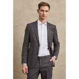 ALTINYILDIZ CLASSICS Erkek Bordo Slim Fit Dar Kesim Mono Yaka Desenli Takım Elbise - 50 - 6 Drop