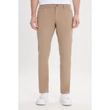 Altınyıldız Classics Erkek Camel Diz İzi Yapmayan Slim Fit Dar Kesim 5 Cep Pamuklu Kanvas Esnek Chino Pantolon - 48