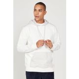 ALTINYILDIZ CLASSICS-Erkek Ekru-bej Standart Fit Normal Kesim Kapüşonlu Cepli Sweatshirt.