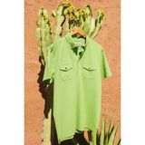 Altınyıldız Classics Erkek Fıstık Yeşil %100 Pamuk Slim Fit Dar Kesim Polo Yaka Tişört - Fıstık Yeşili