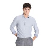 Altınyıldız Classics Erkek Gömlek 5003207078, Beyaz-Lacivert, 4XL