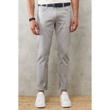 ALTINYILDIZ CLASSICS Erkek Gri Diz İzi Yapmayan 360 Derece Her Yöne Esneyen Rahat Slim Fit Dar Kesim Pantolon