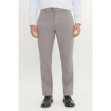 Altınyıldız Classics Erkek Gri Pamuklu Comfort Fit Yan Cepli Armürlü Casual Esnek Pantolon - 60