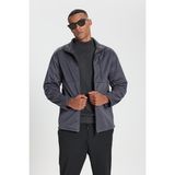 Altınyıldız Classics Erkek Gri Sıcak Tutan Comfort Fit Rahat Kesim Dik Yaka Mont - 3XL