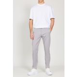 ALTINYILDIZ CLASSICS Erkek Gri Slim Fit Dar Kesim Pamuklu Esnek Chino Pantolon