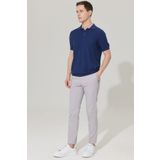 ALTINYILDIZ CLASSICS Erkek Gri Slim Fit Dar Kesim Yan Cepli Pamuklu Esnek Armürlü Pantolon