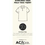 ALTINYILDIZ CLASSICS Erkek Haki %100 Pamuk Kıvrılmaz Polo Yaka Slim Fit Dar Kesim Tişört - XL