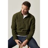 Altınyıldız Classics Erkek Haki Anti-pilling Tüylenme Yapmayan Standart Fit Dik Yaka Soğuk Geçirmez Polar Sweatshirt - XS