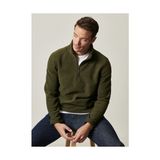Altınyıldız Classics Erkek Haki Anti-pilling Tüylenme Yapmayan Standart Fit Dik Yaka Soğuk Geçirmez Polar Sweatshirt