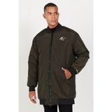 Altınyıldız Classics Erkek Haki Oversize Geniş Kesim Kolej Yaka Mont - 2XL