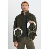 Altınyıldız Classics Erkek Haki Sıcak Tutan Comfort Fit Rahat Kesim Dik Yaka Mont - XL