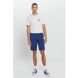Altınyıldız Classics Erkek Indigo Slim Fit Dar Kesim Armürlü %100 Pamuk Casual Chino Şort
