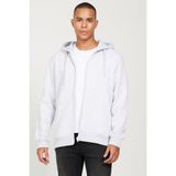 Altınyıldız Classics Erkek Kar Melanj Standart Fit Normal Kesim Kapüşonlu Fermuarlı Sweatshirt Ceket