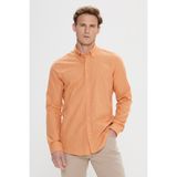 Altınyıldız Classics Erkek Kiremit Kolay Ütülenebilen %100 Pamuk Nefes Alabilen Terletmez Slim Fit Gömlek