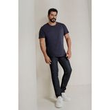 Altınyıldız Classics Erkek Koyu Lacivert Ekstra Slim Fit Dar Kesim Pamuklu Esnek Rııs Jean Kot Pantolon Denim - 33
