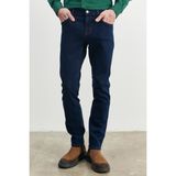 Altınyıldız Classics Erkek Koyu Lacivert Ekstra Slim Fit Dar Kesim Pamuklu Esnek Rııs Jean Kot Pantolon Denim - 38