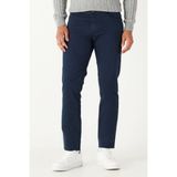 ALTINYILDIZ CLASSICS Erkek Lacivert 360 Derece Her Yöne Esneyen Rahat Slim Fit Dar Kesim Pantolon - 50