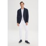 ALTINYILDIZ CLASSICS Erkek Lacivert 360 Derece Her Yöne Esneyen Slim Fit Dar Kesim Mono Yaka Blazer Ceket - 46-6N