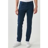 ALTINYILDIZ CLASSICS Erkek Lacivert 360 Derece Her Yöne Esneyen Slim Fit Dar Kesim Pamuklu Rahat Pantolon