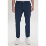Altınyıldız Classics Erkek Lacivert Diz İzi Yapmayan Slim Fit Dar Kesim 5 Cep Pamuklu Kanvas Esnek Chino Pantolon - 46