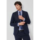 ALTINYILDIZ CLASSICS Erkek Lacivert Ekstra Slim Fit Dar Kesim Kırlangıç Yaka Takım Elbise - 48 - 6 Drop