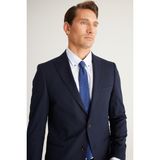ALTINYILDIZ CLASSICS Erkek Lacivert Ekstra Slim Fit Dar Kesim Kırlangıç Yaka Takım Elbise - 52 - 6 Drop