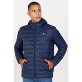 Altınyıldız Classics Erkek Lacivert Kapüşonlu Şişme Mont Uzun Kol Standart Fit Özellikli - XL