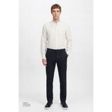 ALTINYILDIZ CLASSICS Erkek Lacivert Pamuklu Slim Fit Dar Kesim Diagonal Desenli Yan Cepli Casual Pantolon