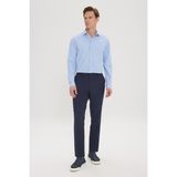 Altınyıldız Classics Erkek Lacivert Regular Fit Normal Kesim Yan Cepli Esnek Klasik Pantolon - 48 - Lacivert-NV123