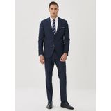 ALTINYILDIZ CLASSICS Erkek Lacivert Regular Fit Rahat Kesim Takım Elbise - 6 Drop - 62