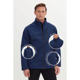 Altınyıldız Classics Erkek Lacivert Sıcak Tutan Comfort Fit Rahat Kesim Dik Yaka Mont - 2XL