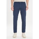 ALTINYILDIZ CLASSICS Erkek Lacivert Slim Fit Dar Kesim 5 Cep Armürlü Esnek Pantolon