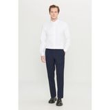 Altınyıldız Classics Erkek Lacivert Slim Fit Dar Kesim Esnek Klasik Pantolon - 56 - Lacivert-NV123