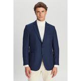 Altınyıldız Classics Erkek Lacivert Slim Fit Dar Kesim Mono Yaka Torba Cepli Blazer Ceket - 46-6N