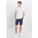 Altınyıldız Classics Erkek Lacivert Slim Fit Dar Kesim Yan Cepli Armürlü Şort